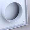 Abs Exterior Wall Ventilation Grille With Valve For Range Hood Duct Air Outlet Weatherproof Material 100Mm 125Mm 150Mm