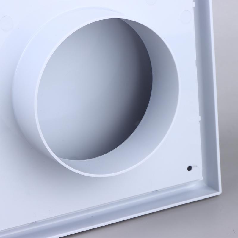 Abs Exterior Wall Ventilation Grille With Valve For Range Hood Duct Air Outlet Weatherproof Material 100Mm 125Mm 150Mm