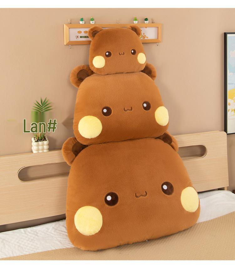Ein Zwei Buuh Plüschkissen mit Cartoon: Multifunktionale weiche Kissen & große Puppe für das Bettkopfteil oder die Heimdekoration