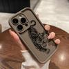 Tiger Black Line Art Soft Silicone Case 17PM For iPhone 17 11 15 16 13 Pro Max 14 Plus 12 16Pro 16E 17AIR Shockproof Phone Cover