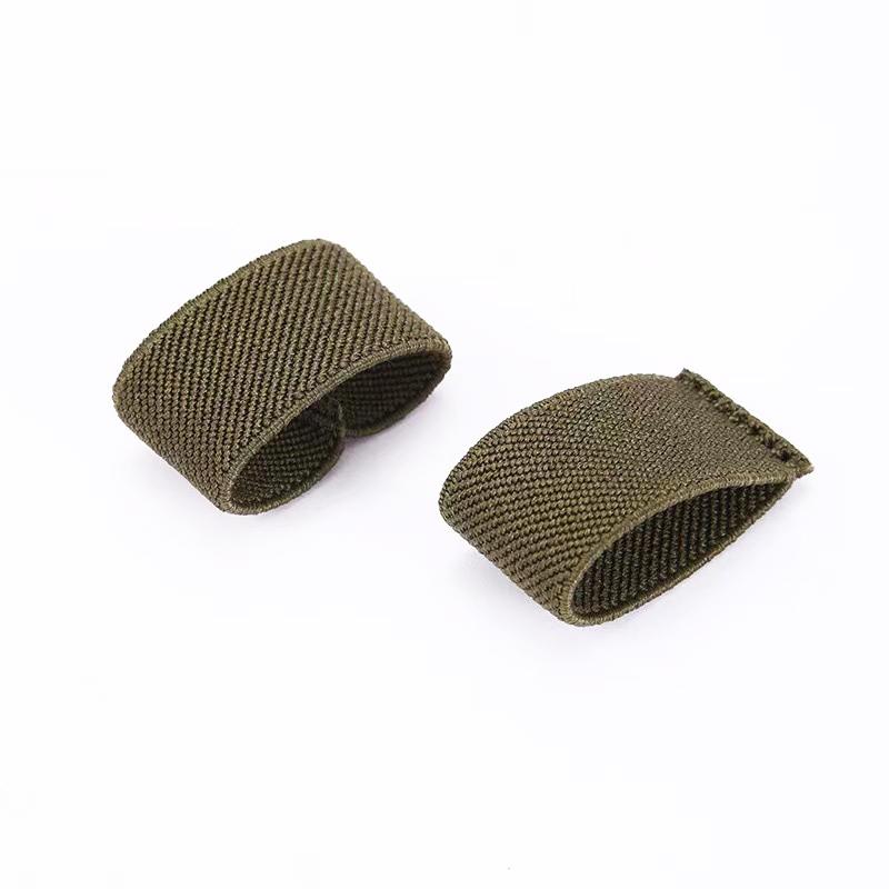 Belt Fixers 6 Colors Canvas Twill Elasticated Loop Organizer Band Adjustable Fixed Belt For Everyday Carry Survival Hiking