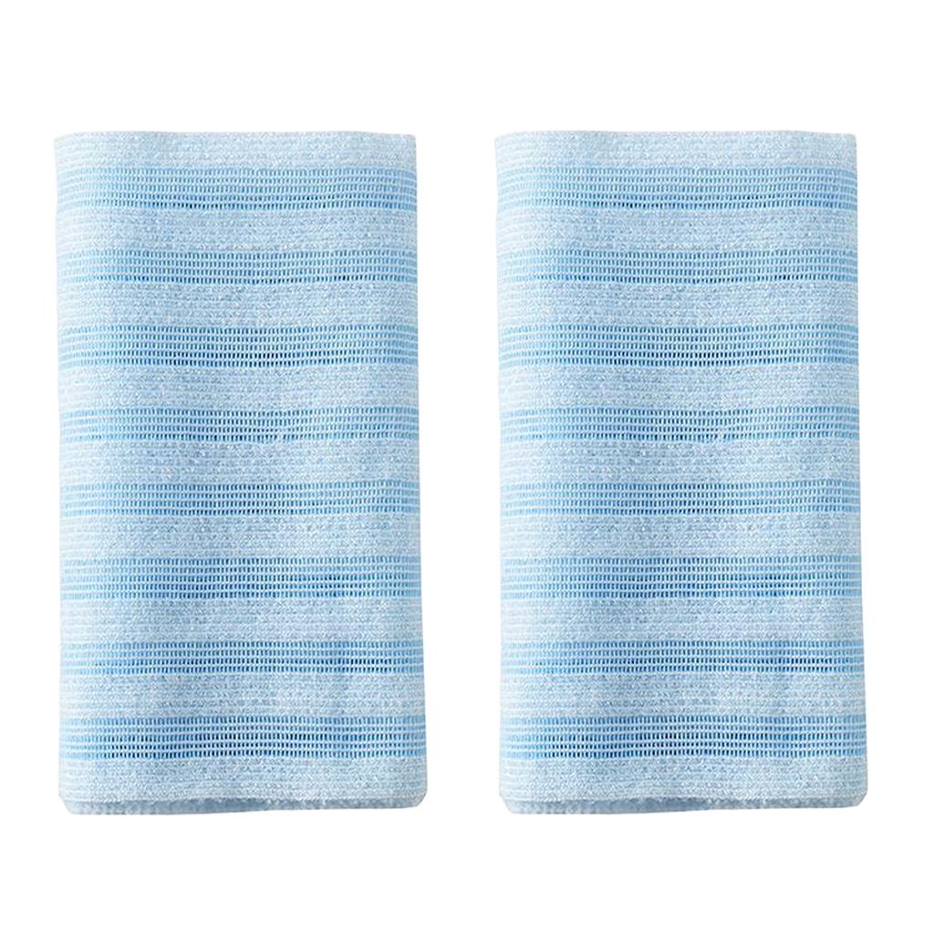2pack/lot Blissal Shower Scrubber 25 100cm Extra Long Exfoliating Washcloth Exfoliating Shower Towel