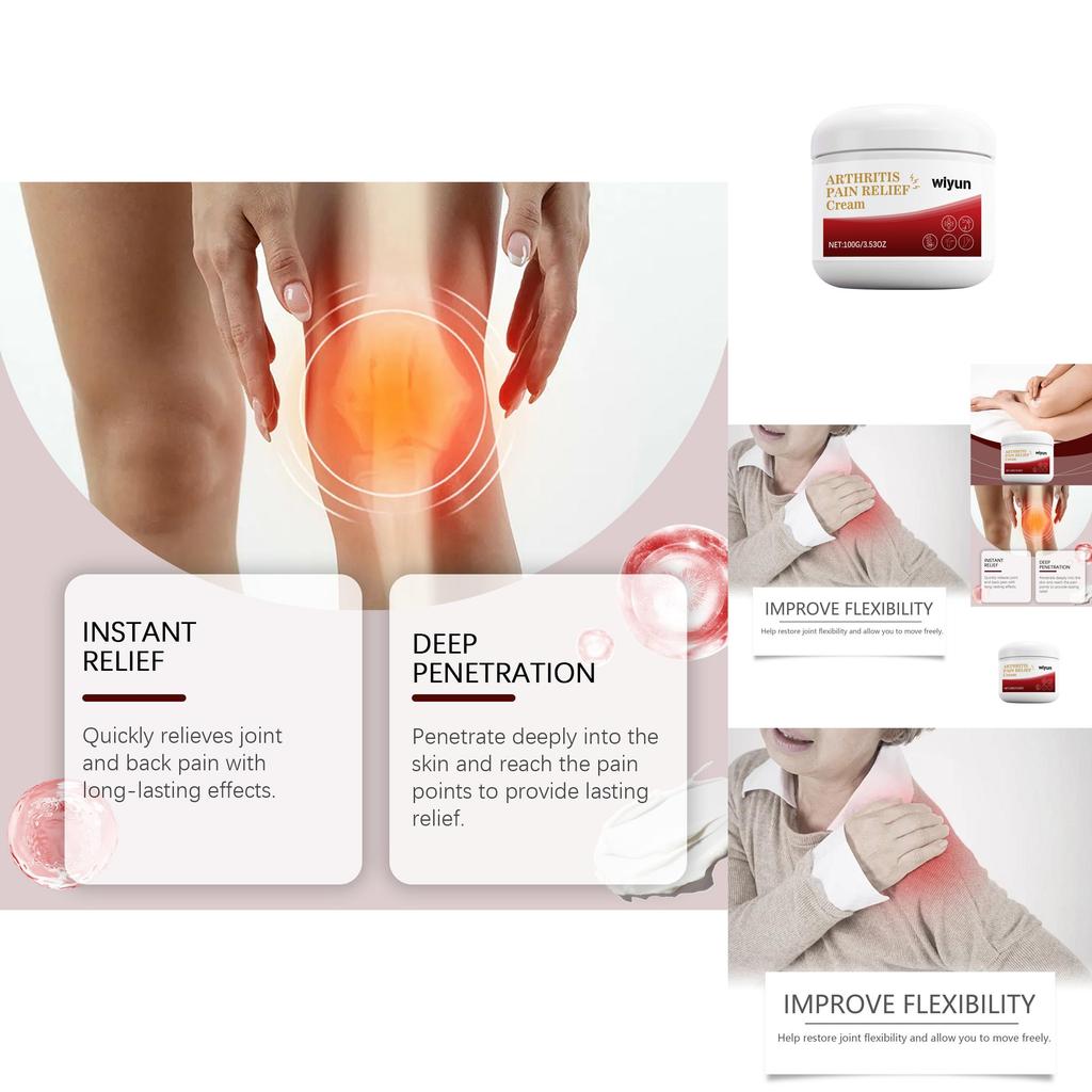 Wiyun Body Care Cream For Relaxing Massage And Daily Comfort In Arms And Legs