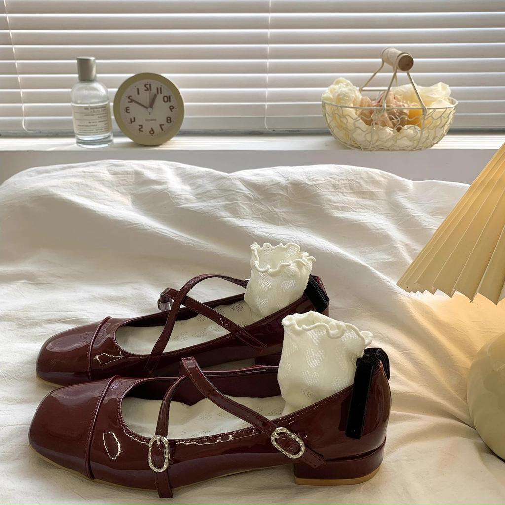 French Small Fragrant Style Silver Fairy Style Single Shoes Female 2025 Summer New Retro Versatile Skirt Mary Jane Shoes