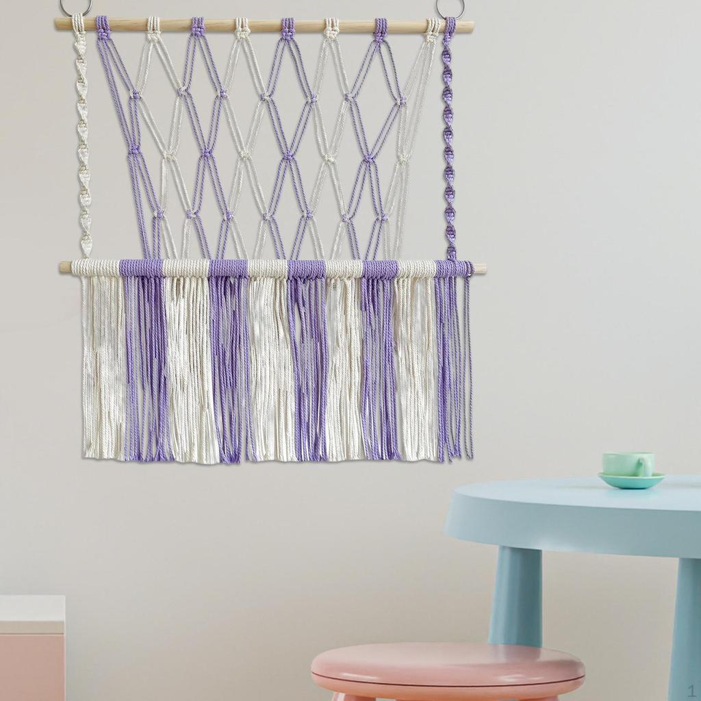 Stofftier Hängematte Plüsch Spielzeug Halter Net Einfach zu Installieren Hand Woven Baumwolle Seil Wandteppich für