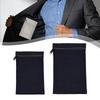 2x Sew Pocket with Zipper Coat Inside Pockets Sturdy Practical Mobile Storage