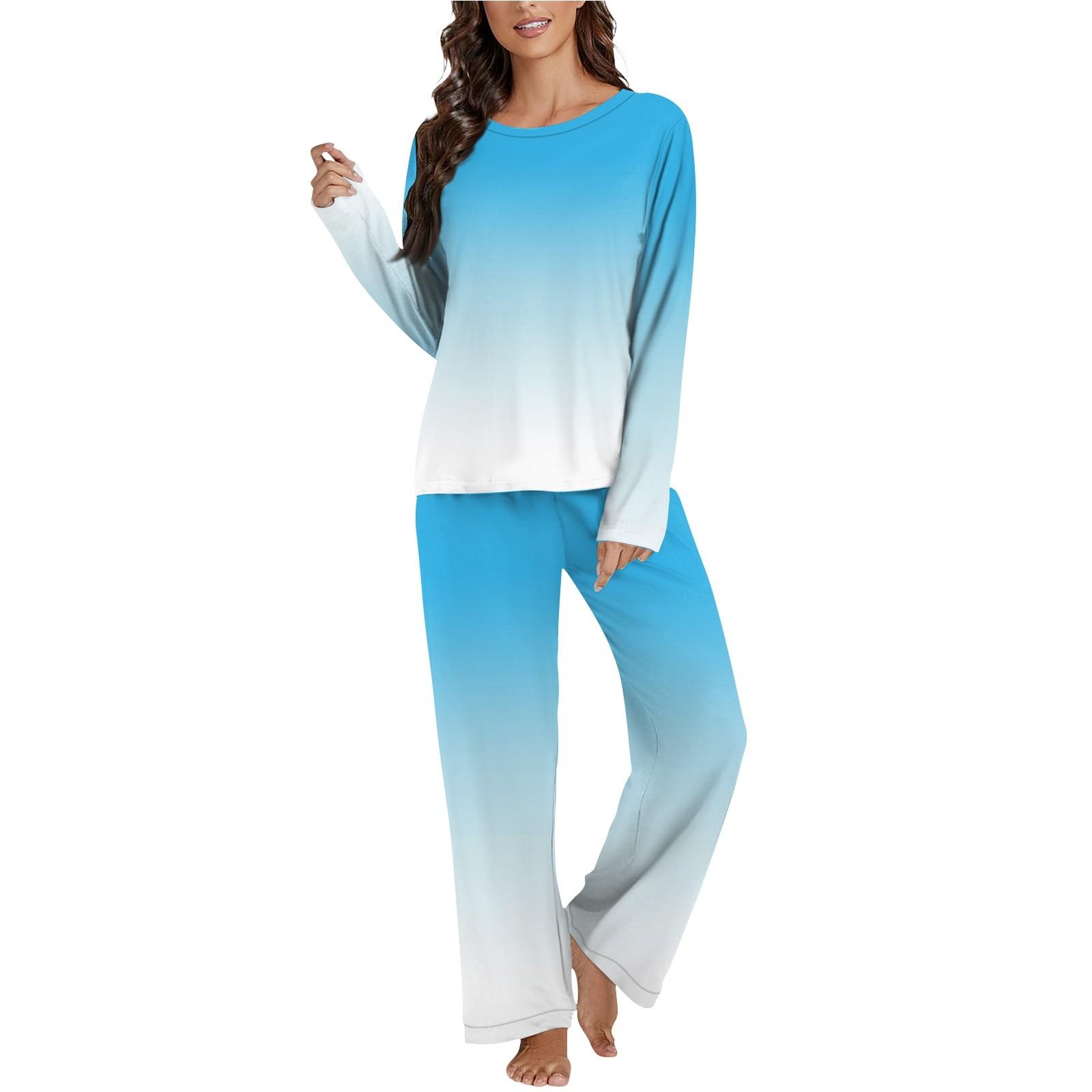 

Women 2 Piece Floral Set Long Sleeve Button Down Shirt Wide Leg Palazzo Pants Outfits Matching Sets Pajamas XL