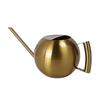 Stainless Steel Watering Can Multifunctional Long Nozzle Metal Garden Watering Can for Indoor Outdoor Plant Golden