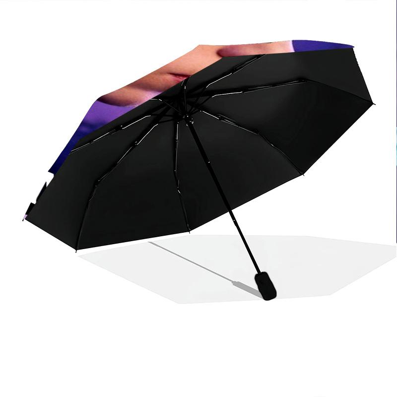 Wednesday'S Shadow Folding Umbrella Umbrella Durable Gift Printing Sun Umbrella