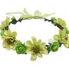 WM-07 Bohemian Floral Wreath Headband for Women Girls with Natural Style