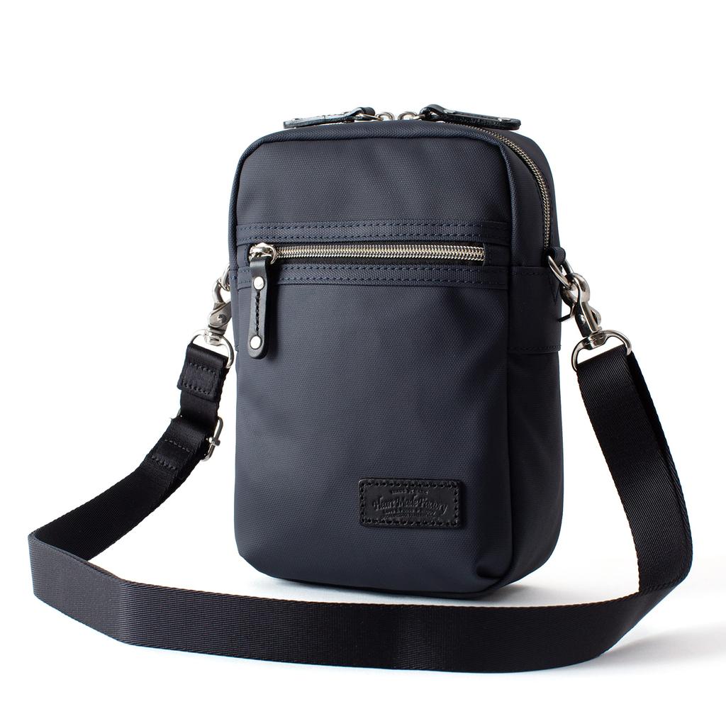 Heart Made Factory Mini Coated Polyester Shoulder Bag, Stylish Series, FY-0525 (Navy)
