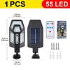 New Solar Lamp Outdoor Sunlight Motion Sensor 8m Remote Control Solar Focus Wall Street Light Waterproof External Solar Lamp