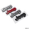 15.8CM ABS Auto Side Body Trunk Emblem Badge Sticker for Jeep Wrangler Grand Cherokee Compass Renegade Patriot Rubicon Liberty