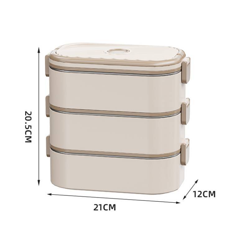 304 Stainless Steel Insulated Bento Box For Office And School Use