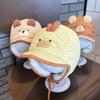 Winter Plush Baby Hat with Fleece, Windproof Ear Protection, and Cute Cartoon Design for Boys and Girls