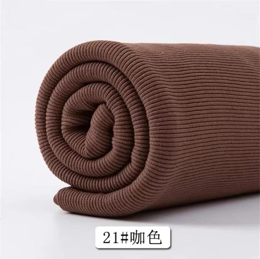 Cotton Stretch Ribbed Knit Fabric, Neckline, Cuffs, Hem, Cinched Elasticated Garment Fabric, Pregnant Woman Belly Support