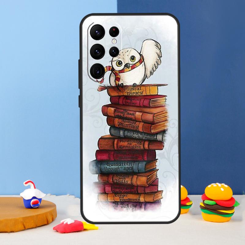 Cartoon Owl Collage Phone Case For Samsung Galaxy S24 S25 Ultra S9 S10 S20 S22 S21 S23 Plus S24 FE Cover Coque