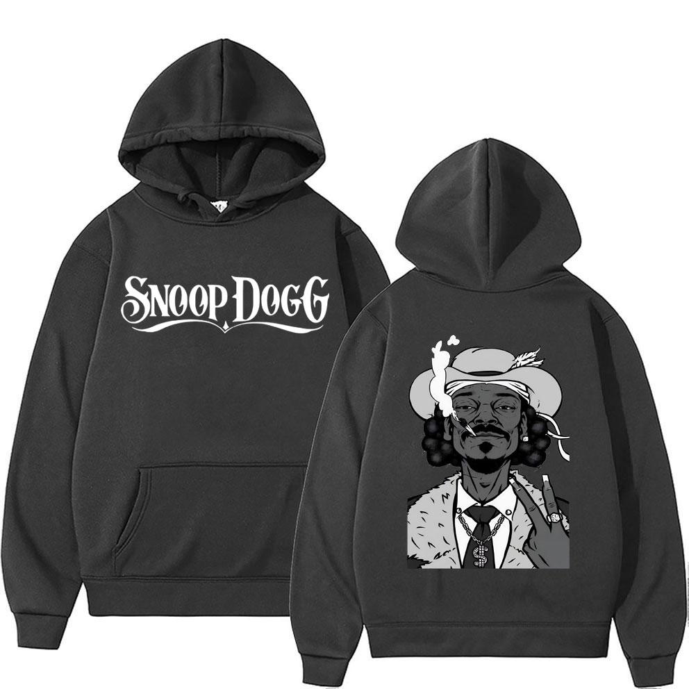 Rapper Snoop Dogg Graphic Hoodie Men's Hip Hop Fashion Style Funny Hoodies Unisex Oversized Sweatshirt