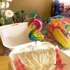 Large Rainbow Laser Number Balloons and Candles for Birthday Cakes and Party Decorations