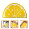 Cute Lemon Slice Patterned Mat - Absorbent, Non-Slip, Half-Round Mat for Home, Bathroom, Kitchen, and Living Room Decor, Lemon Kitchen Deco