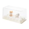 Figure Display Case Clear Display Holder For Figures Detachable Cube Stand Design Boxes For Shelf Corner Bookshelf Miniature