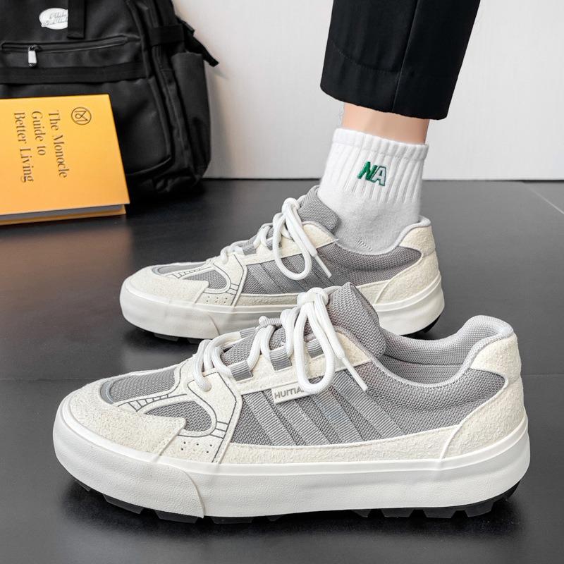 Scarpe da ginnastica da uomo Moda Casual Tela a taglio basso Uomo Antiscivolo Comfort Traspirante Versatili Scarpe a suola piatta Zapatillas Hombre