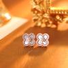 Four-leaf Clover Earrings Sophisticated and Elegant Women's Earrings