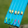 50 Stück 1,5 cm Paddelschwanz-Wobbler Weiche Angelköder für Forellen Künstliche Köder Angelköder Schwimmköder Mehrfarbig