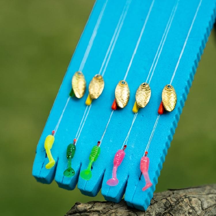 50 Stück 1,5 cm Paddelschwanz-Wobbler Weiche Angelköder für Forellen Künstliche Köder Angelköder Schwimmköder Mehrfarbig