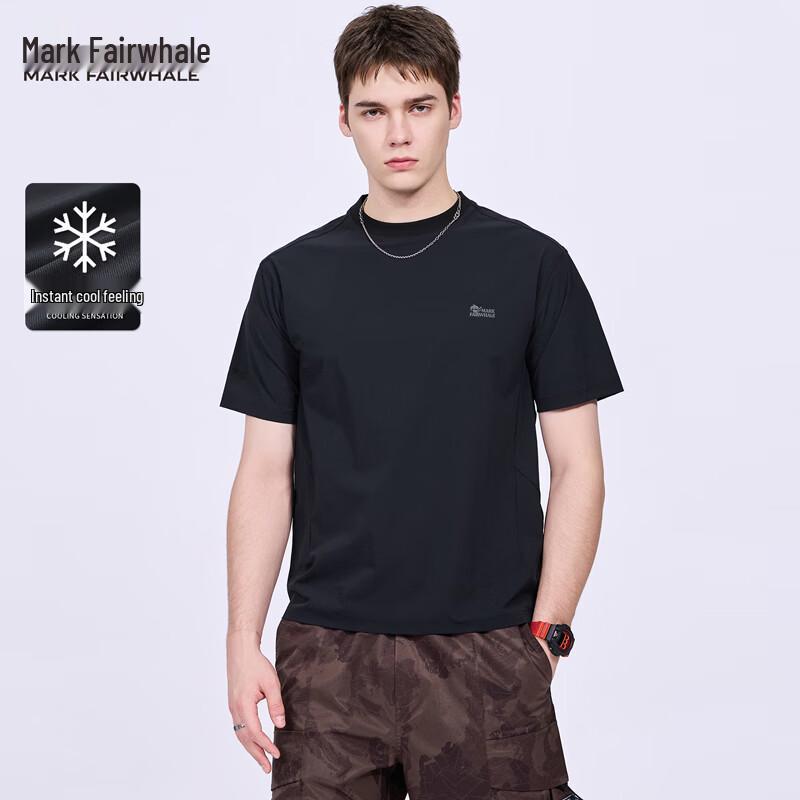 Mark Fairwhale Men s Cool Feel Round Neck Short Sleeve T-Shirt M