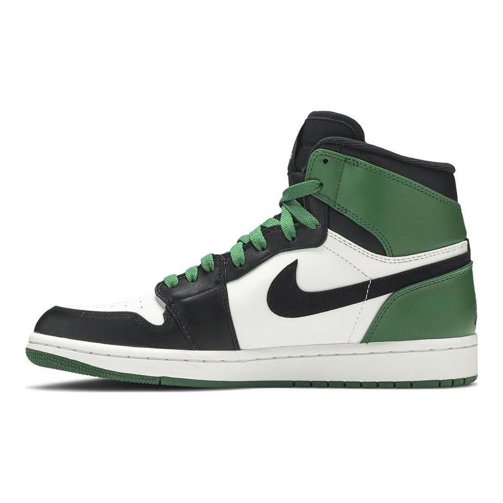Air Jordan 1 Retro High OG TD Lucky Green Baby Sneakers Black White FD1413-031