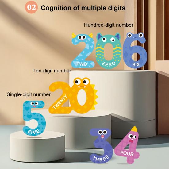 1 Set Bokstäver Siffror Kylskåpsmagnet Småbarn Djur Grönsak Fordon ABC Förskoleinlärning Kylskåpsmagneter Pedagogisk Leksak