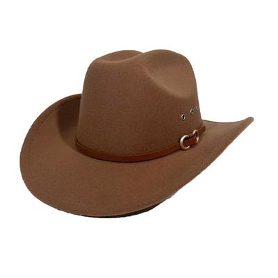 Hat Women'S Western Cowboy Hat Men'S Ethnic Edge Top Hat Jazz Hat