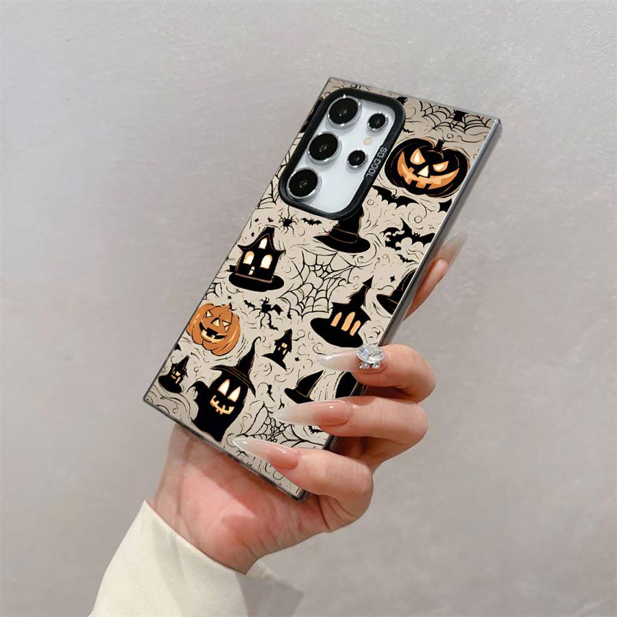

Soft Shell Phone Case for Samsung Galaxy S25 S25Plus S22 Ultra S24 FE Note 20 Ultra S21 S20 FE S23 S24Ultra Monster Halloween Galaxy S22 Ultra 5G