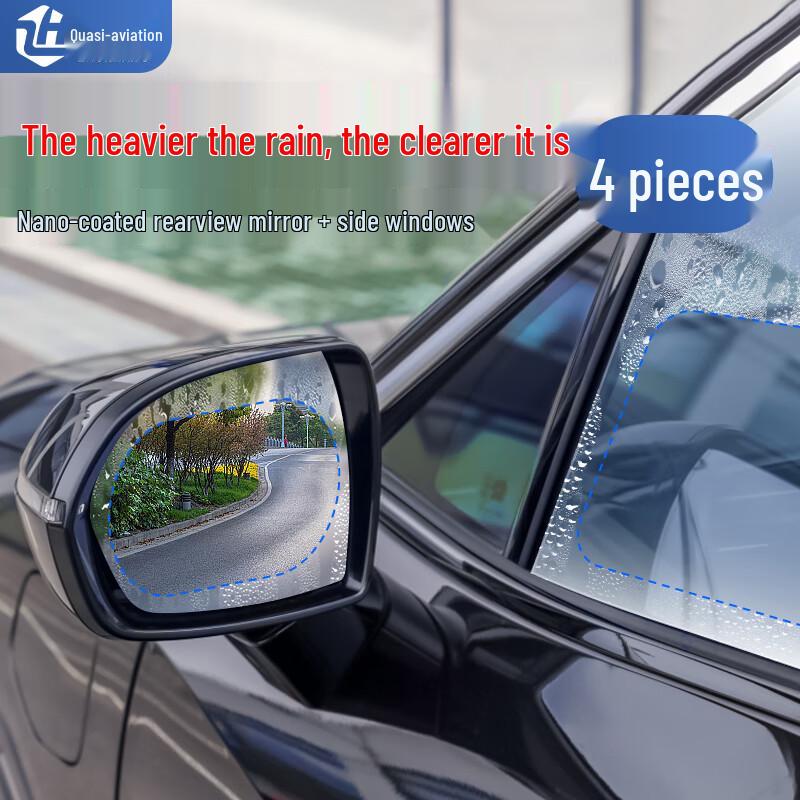 Universal Car Rearview Mirror & Side Window Rainproof Film