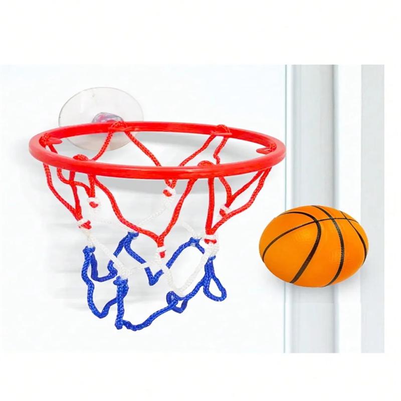 Children's Sports Mini Basketball Set Coordinated Wrist Solid Rubber Elastic Ball Shooting Table Game Toy