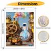 Disney Oil Paint Digital Painting Art Kit Robot City Steampunk FillIn Painting Home Decor