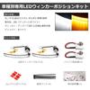 Custom LED Turn Signal Kit with Sequential Resistor To Prevent Compatible with Early and Late Model Custom Flowing Turn Signal Delight Position