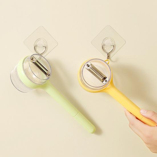 3v1 Kuchyňská škrabka Nerezové čepele Škrabka Multifunkční Nástroj na loupání zeleniny a ovoce pro loupání, krájení a kostičkování ovoce a zeleniny