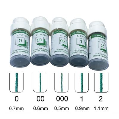 1 bouteille de fil de rétraction dentaire jetable, cordon en coton tricoté pour rétraction gingivale, soins bucco-dentaires