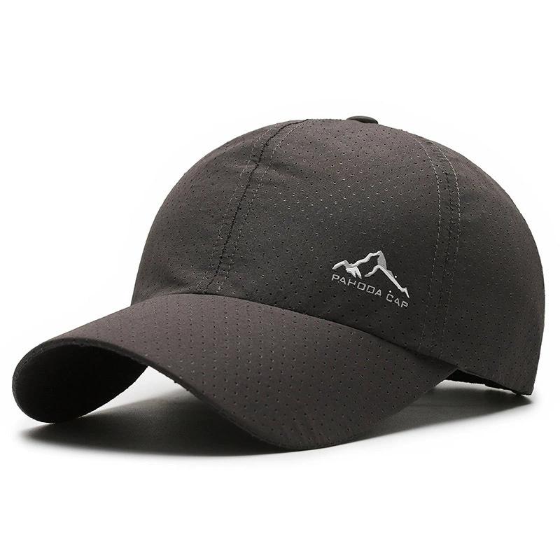 Summer Breathable Mesh Quick Drying Men Women's Baseball Cap Outdoor Sports Travel Fishing Climbing Cycling Runnning Hat