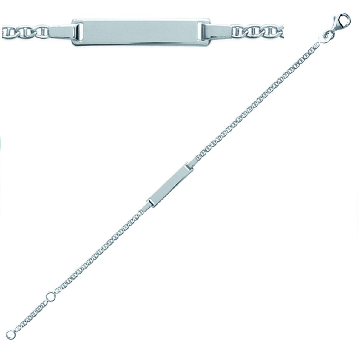 

Les Trésors De Lily [M7971] - Серебряный браслет Bambino с родиевым покрытием - 16 см 4 мм