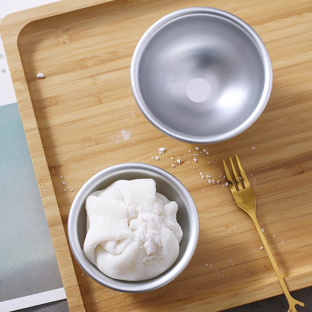 1PC Snowball Half Round Big Fortune Snow Meiniang Mold Half Round Glutinous Rice Cake Pudding Mold Mousse Cake Mold Pastry Tool