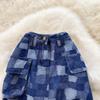 Sexy Tight Skirt Ins Plaid Short Skirt Women's Summer A-Line Skirt High Waist Denim Wrap Hip Skirt