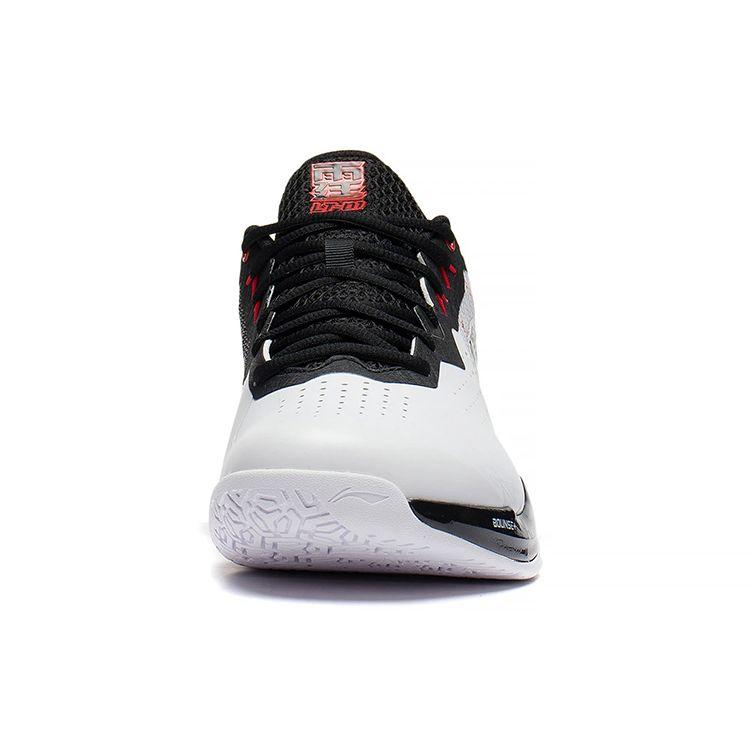 Li Ning Thunder Series Fabric Synthetic Leather TPU Shock Absorption Non-Slip Wear-Resistant Breathable Supportive Low-Top Badminton Shoes AYAS018-2