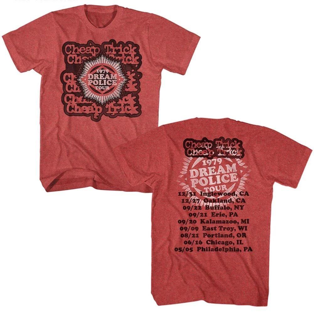 Cheap Trick - Dream Police Tour - Short Sleeve - Heather - - Children s T-shirt 140