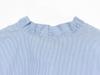 Autumn 2025 European Style Women's Long Sleeve Stand Collar Layered Poplin Shirt
