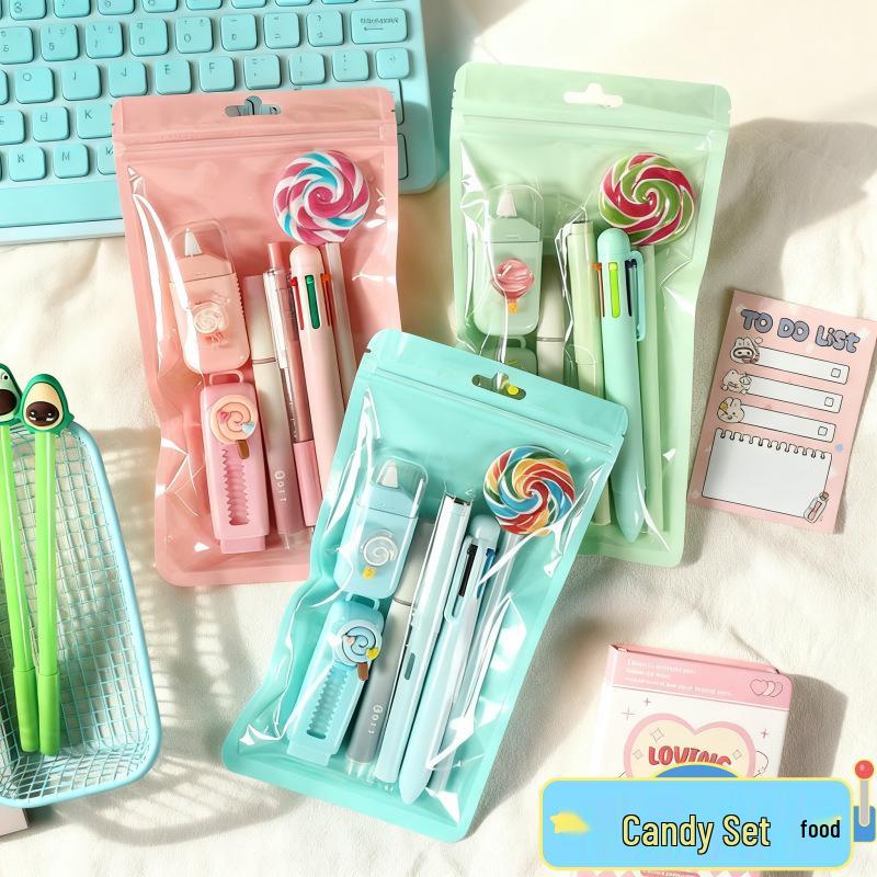 High-Value Stationery Gift Set for Kids: Lollipop-Themed Rewards for Students