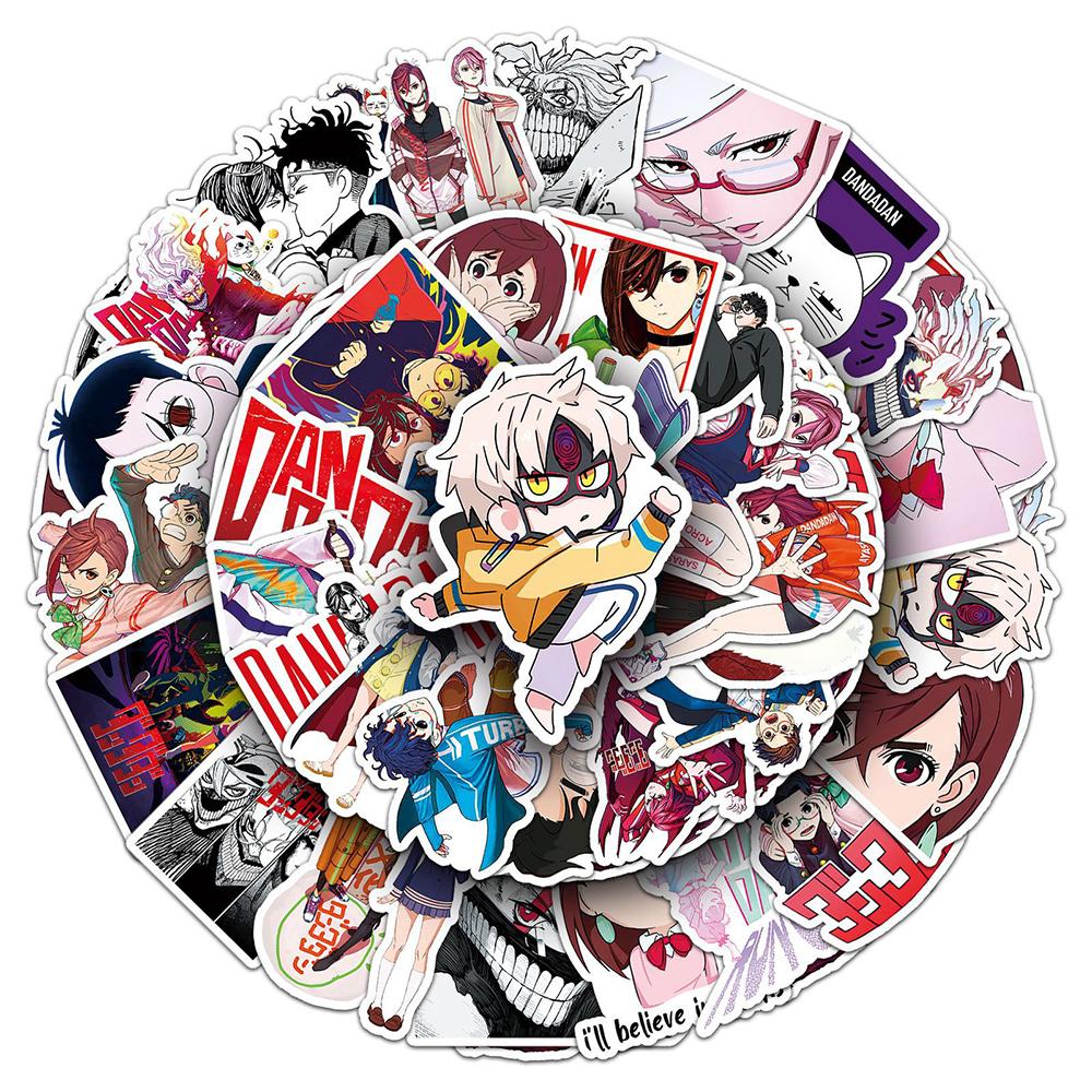 10/30/50pcs Anime DANDADAN Stickers Cool Momo Ayase Decals DIY Notebook Skateboard Laptop Bike Waterproof Okarun Cartoon Sticker