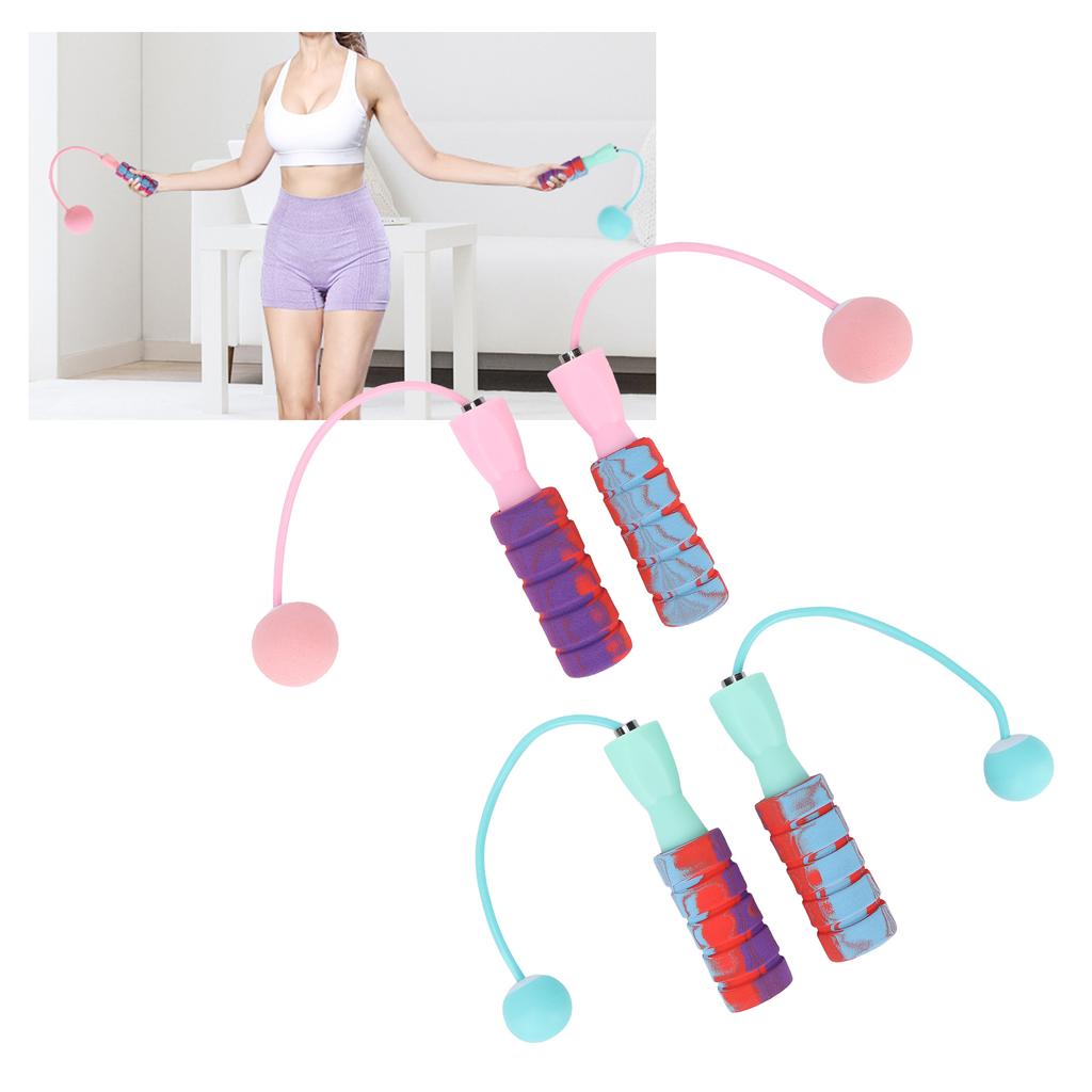 Kabelloses Springseil mit Kugellager, TangleFree, rutschfester Griff, seilloses Springseil